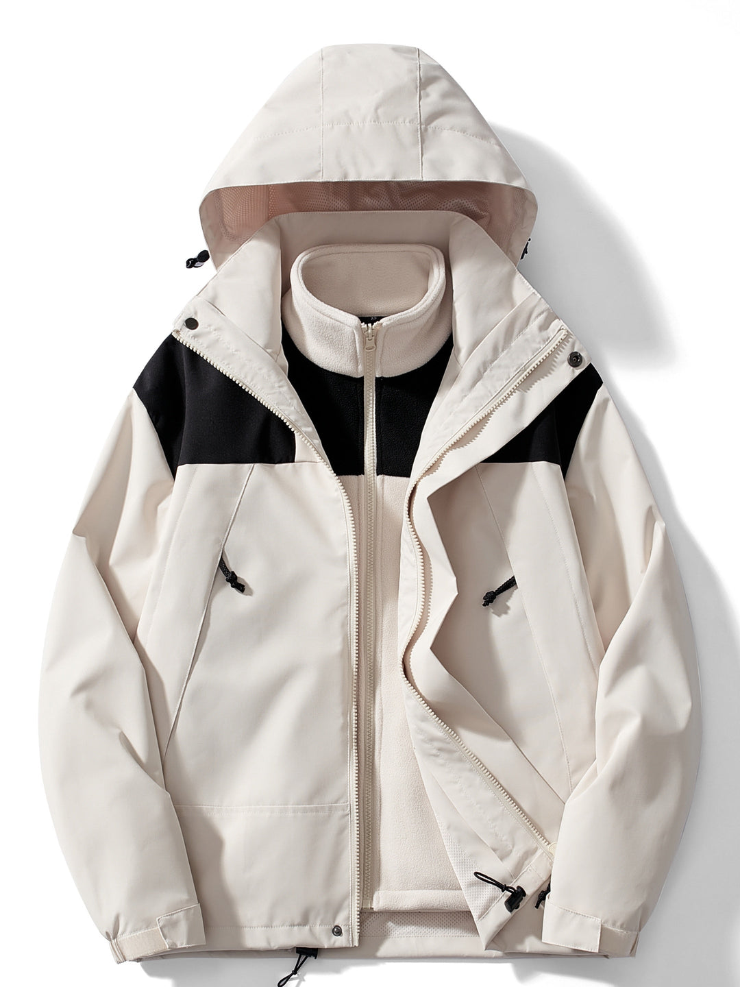 Men's Fleece Short Winter Jacket | Warm