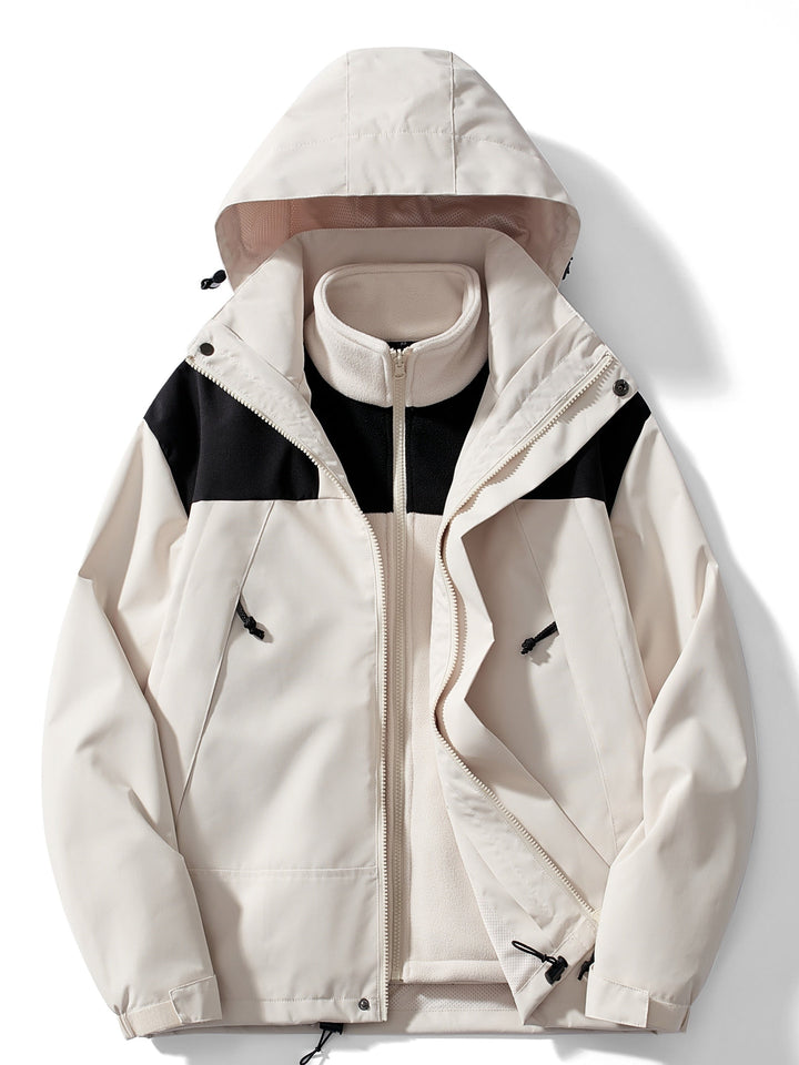 Men's Fleece Short Winter Jacket | Warm