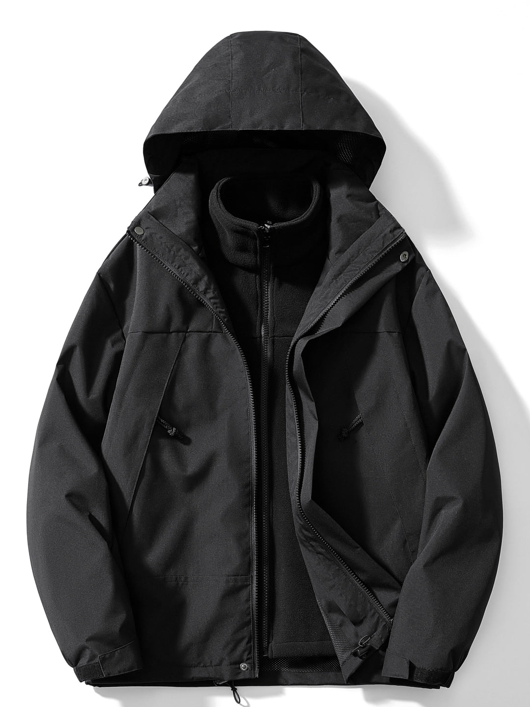 Men's Fleece Short Winter Jacket | Warm