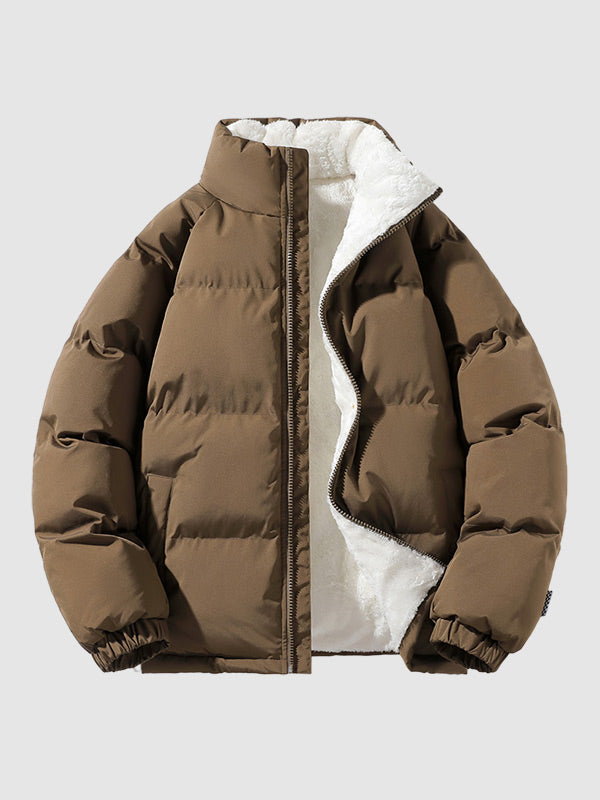 Men's Fleece Down Jacket | Warm