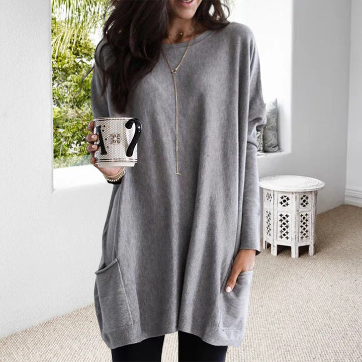 Women's Sweater with Pockets | Long