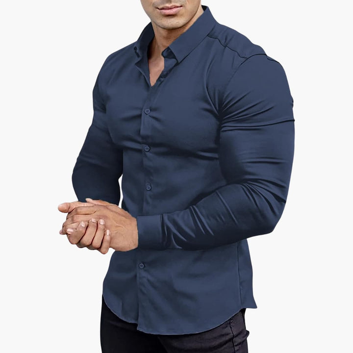 Men's Classic Long Sleeve Shirt | Slim Fit