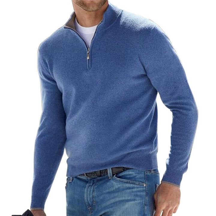 Men's Elegant Pullover | Zipper