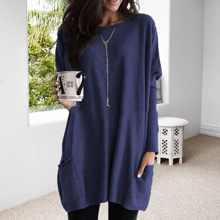 Women's Sweater with Pockets | Long