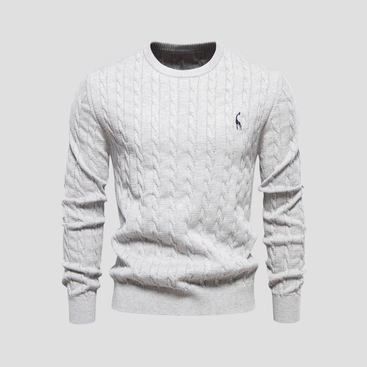Men's Cable Knitting Jumper | Winter