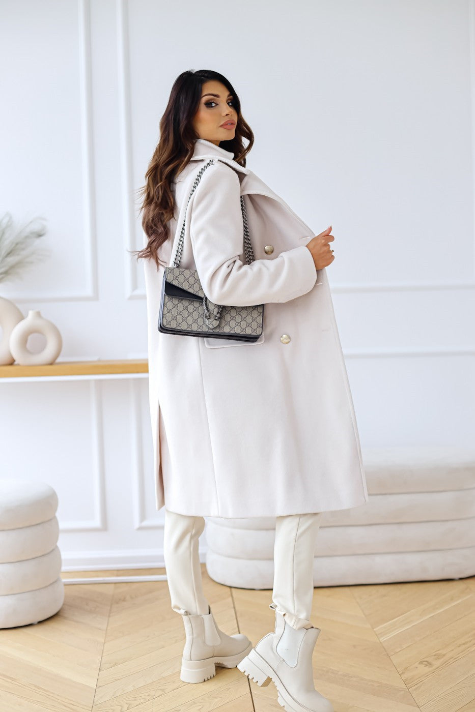 Ladies Long Transitional Coat | Winter
