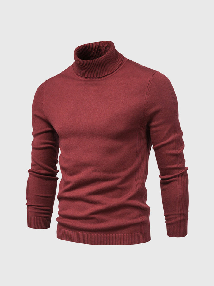 Men's Short Turtleneck Sweater | Washable