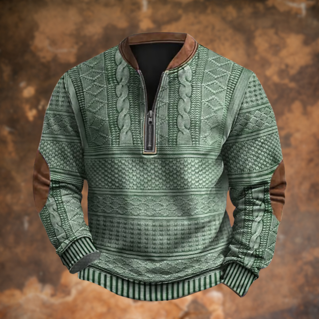 Men's Short Sweater | Zipper
