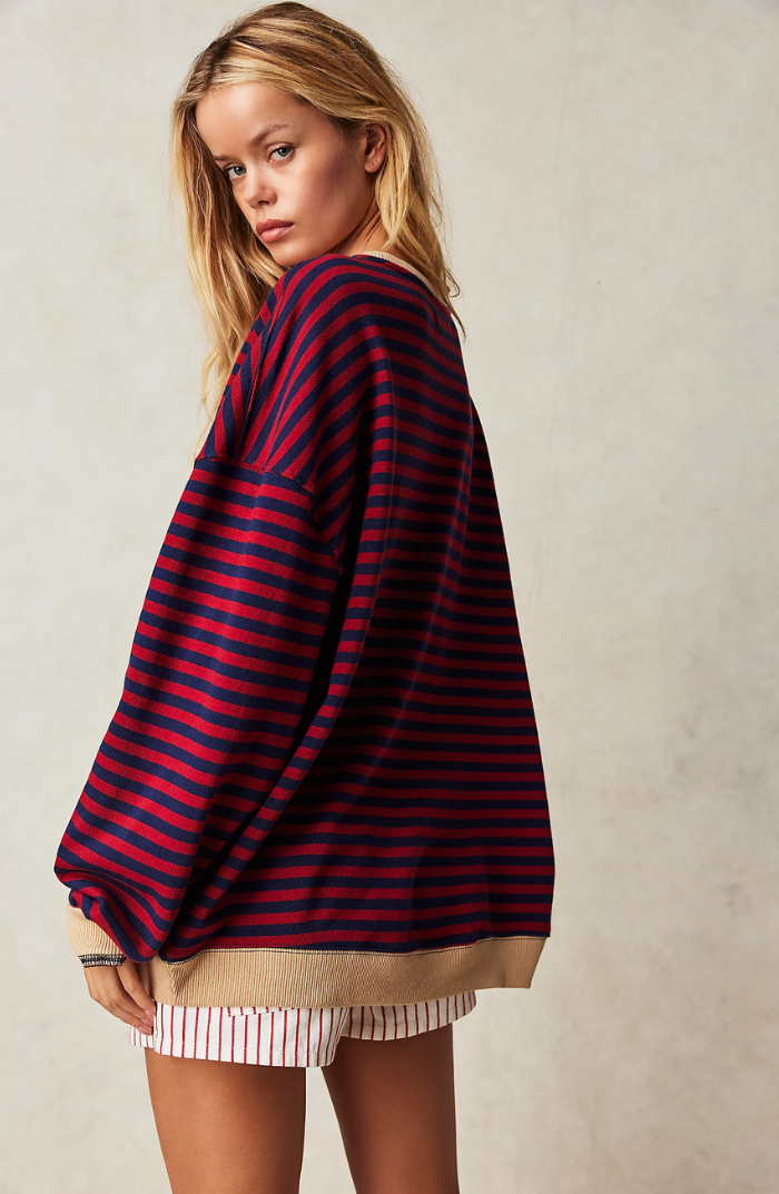 Women's Oversized Sweater | Striped