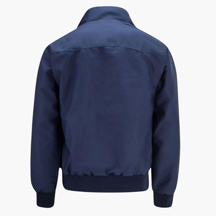 Men's Ribbed Cuff Winter Jacket | Zipper
