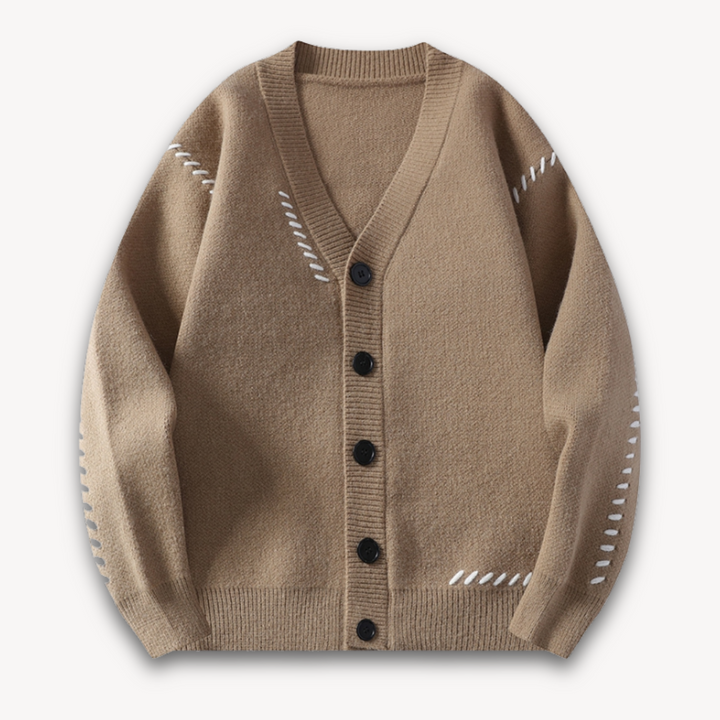 Men's Knitted Cardigan | Button