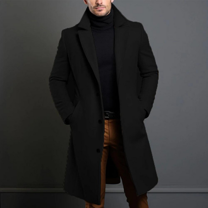 Men's Elegant Long Coat | Winter