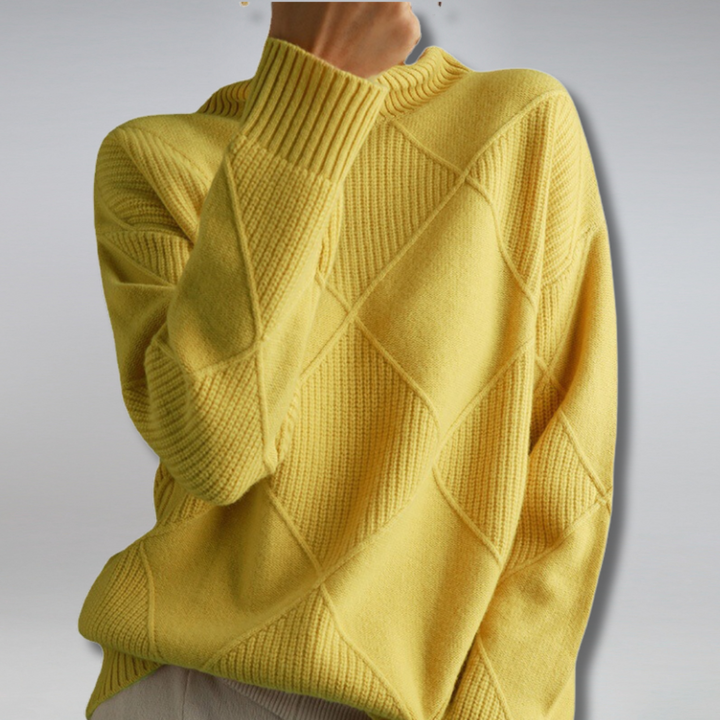 Women's Oversize Turtleneck Sweater | Long
