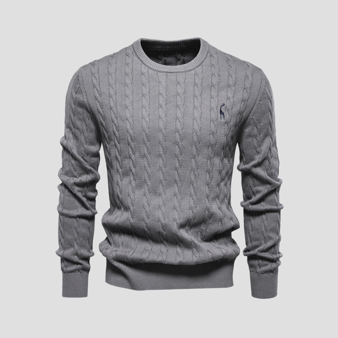 Men's Cable Knitting Jumper | Winter