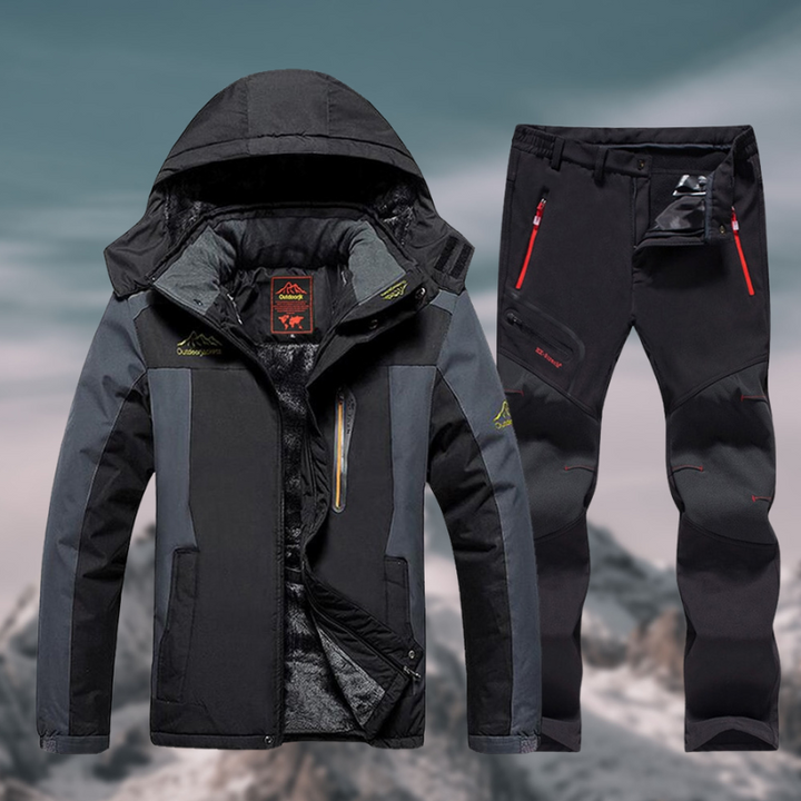 Men's Fleece Winter Jacket and Pants | Warm