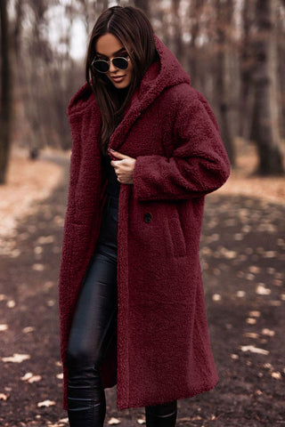 Women’s Long Teddy Coat | Winter