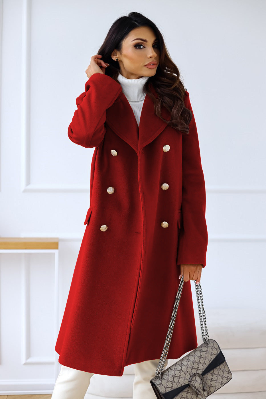 Ladies Long Transitional Coat | Winter