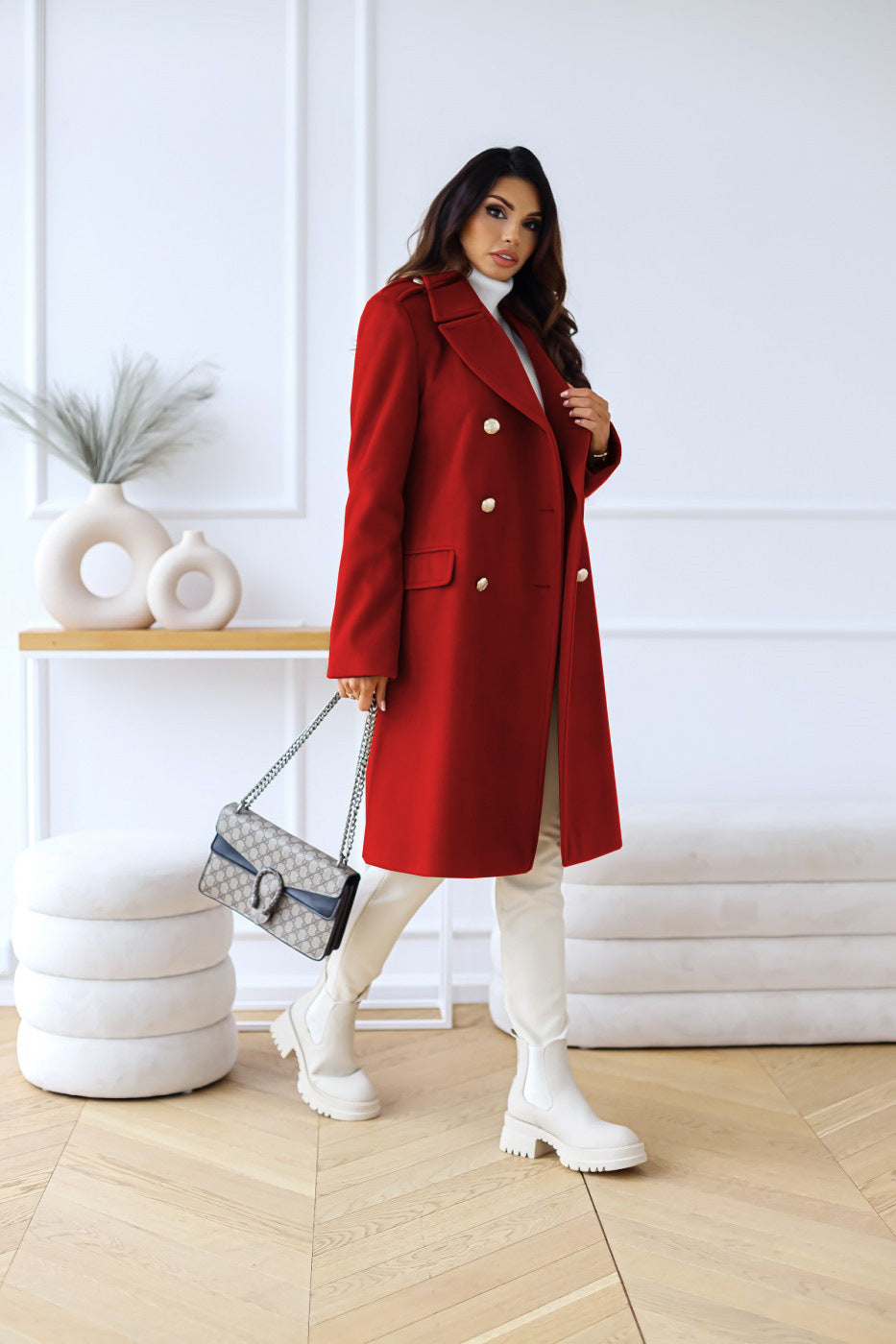 Ladies Long Transitional Coat | Winter