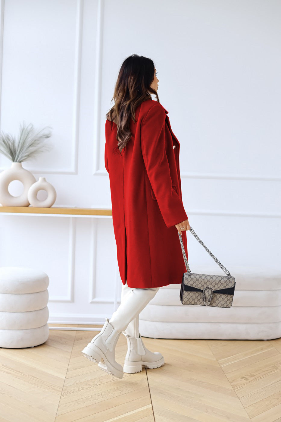 Ladies Long Transitional Coat | Winter