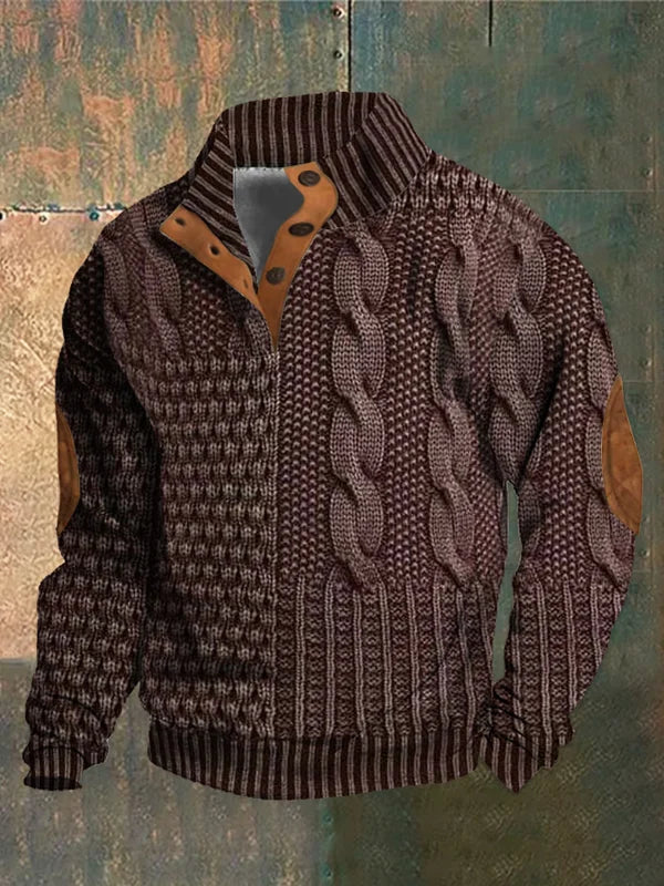 Men's Chunky Knit Sweater | Warm