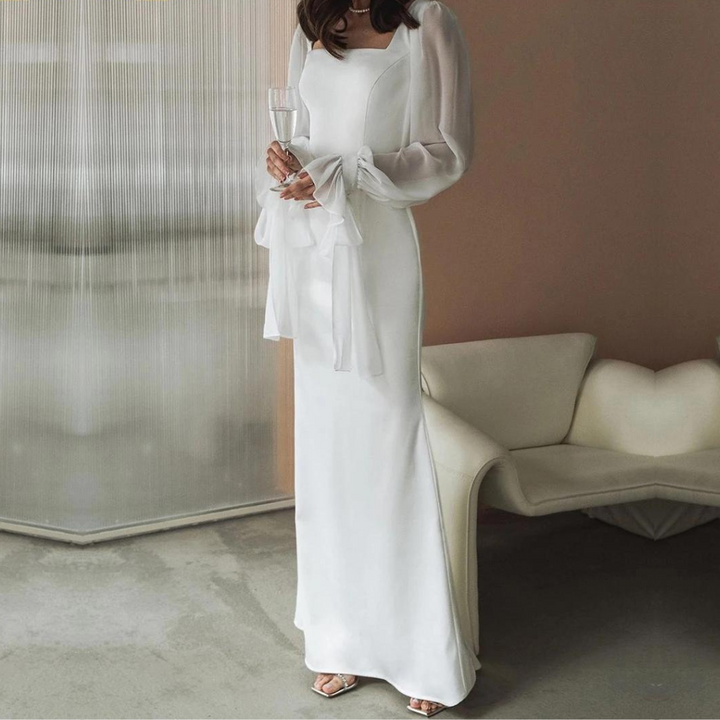 Women's White Dress for Wedding Guests | Maxi