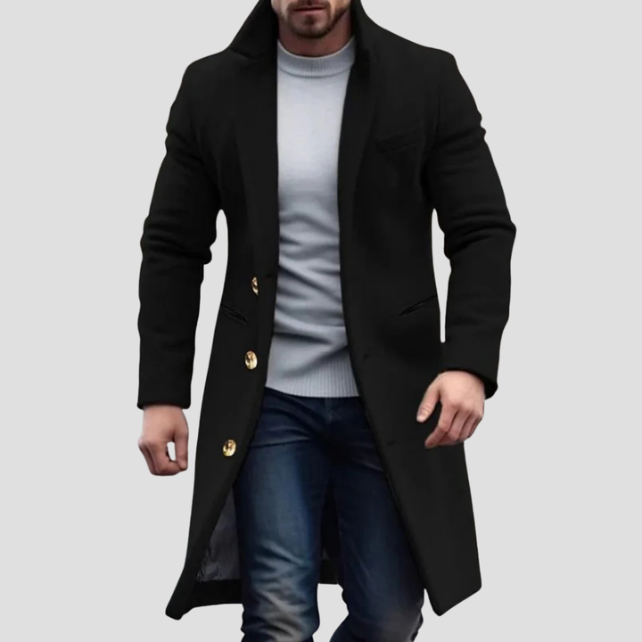 Men's Slimming Coat | Medium-Length