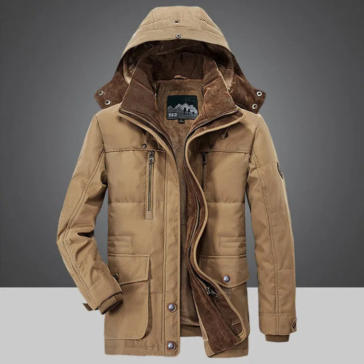 Men's Long Winter Jacket | With Hood