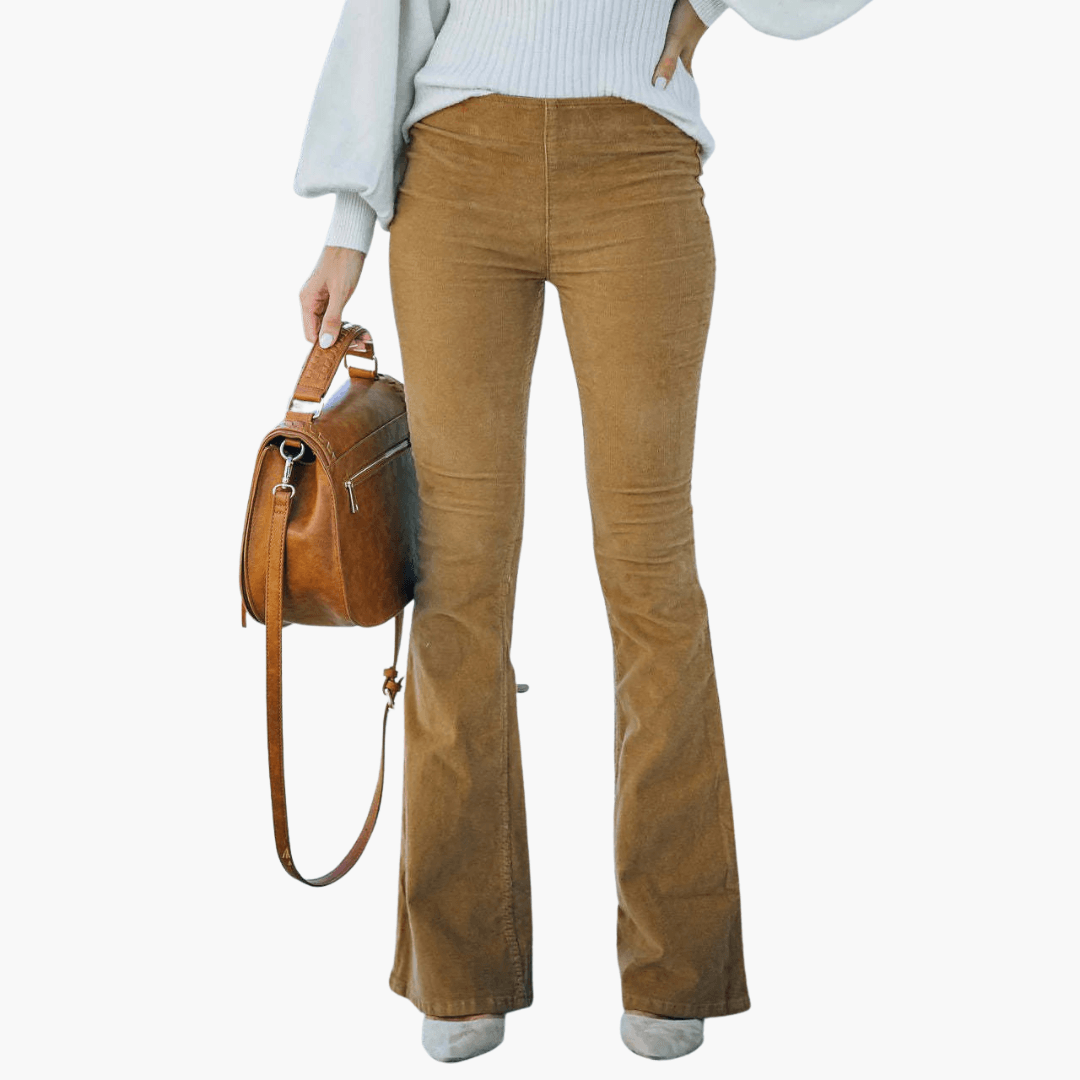 Ladies Elegant Cord Pants | Long