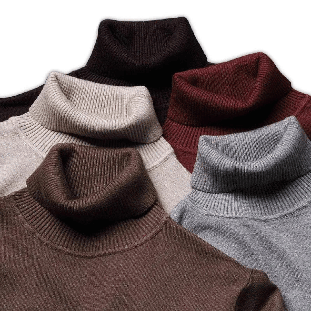 Men's Elegant Turtleneck Sweater | Warm