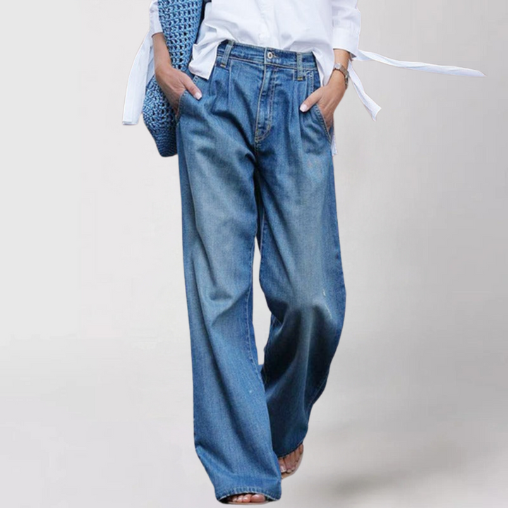 Women's Baggy Wide Leg Jeans | Casual