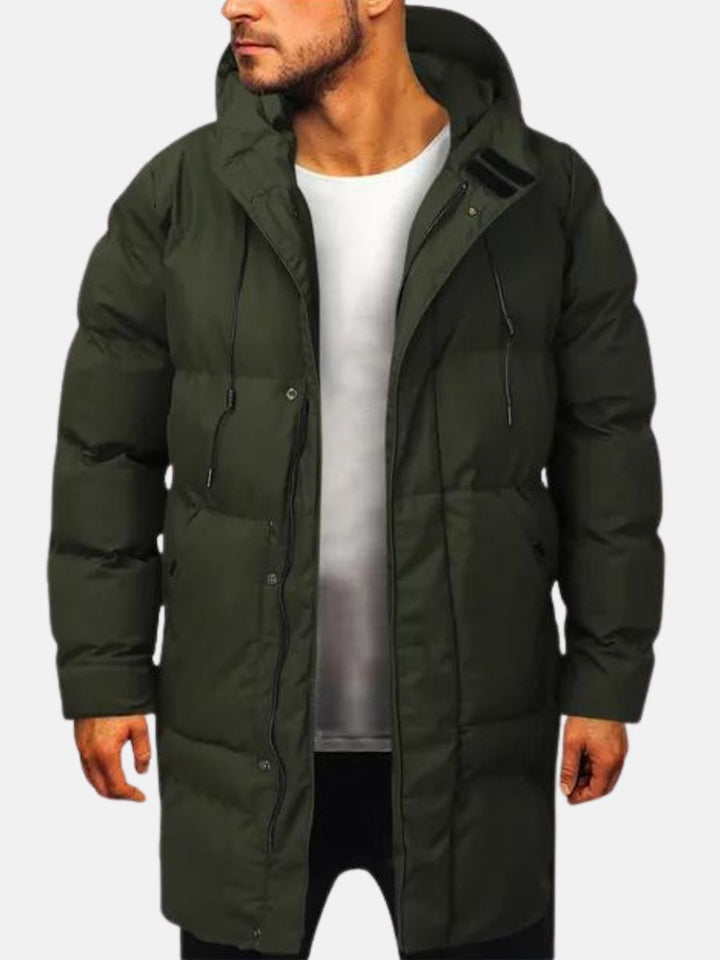 Men's Long Down Jacket | Winter