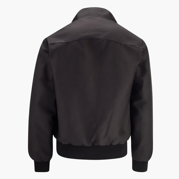 Men's Ribbed Cuff Winter Jacket | Zipper