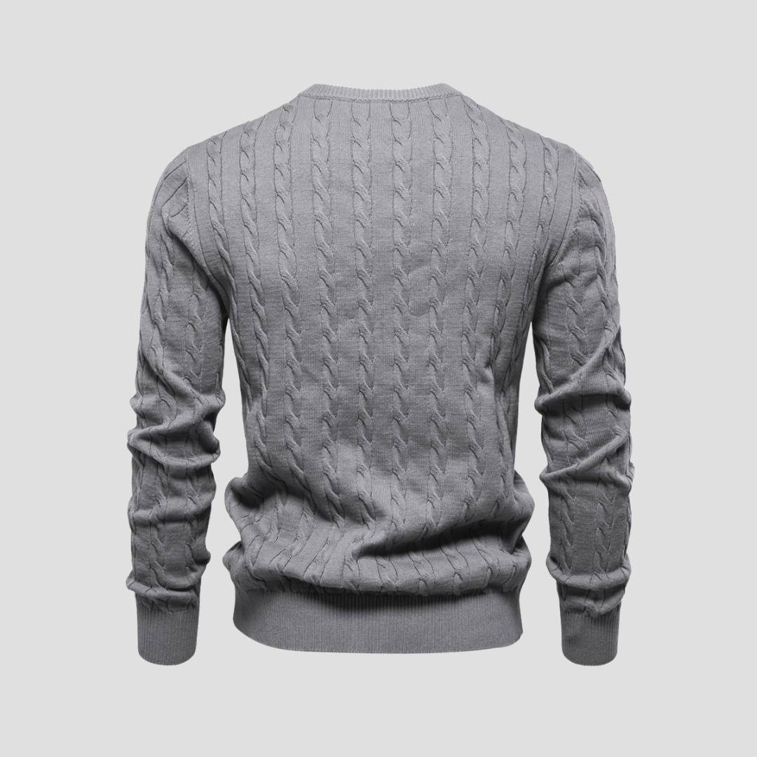 Men's Cable Knitting Jumper | Winter