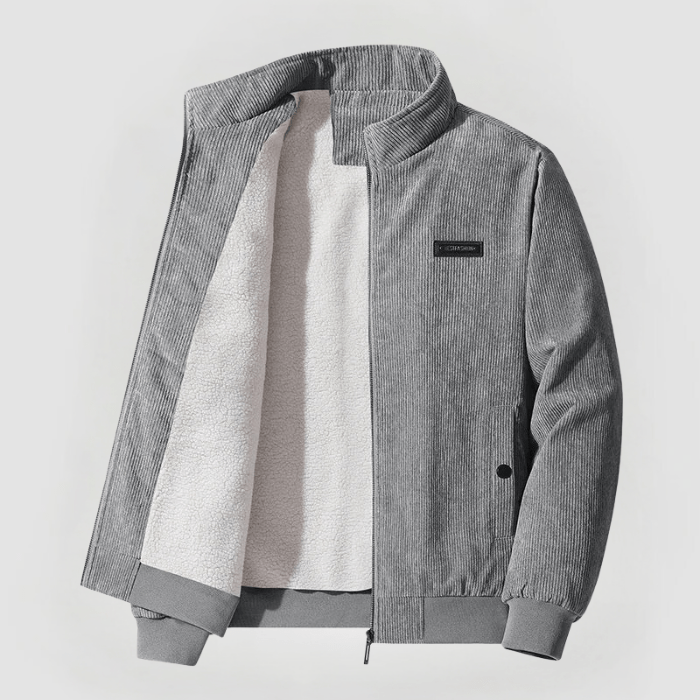 Men's Corduroy Winter Jacket | Warm