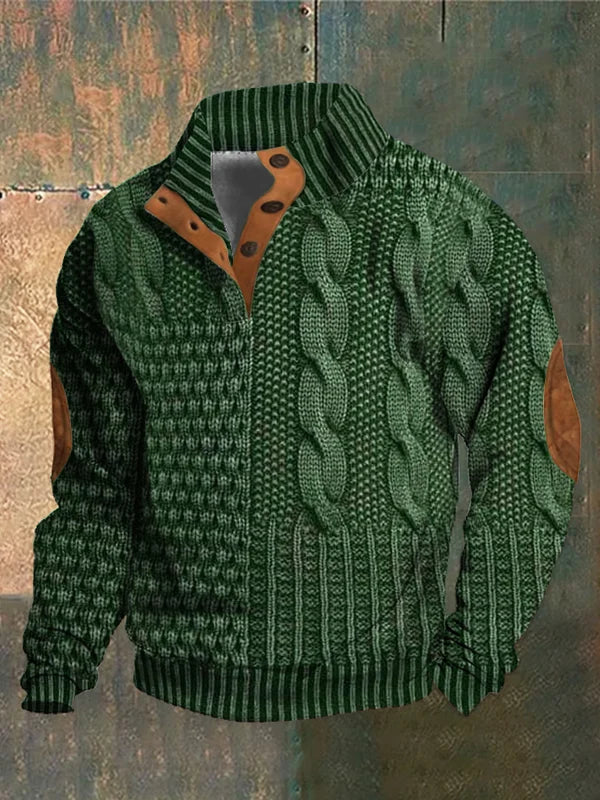 Men's Chunky Knit Sweater | Warm