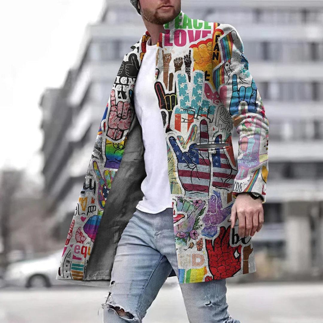 Men's Fashionable Coat | Long