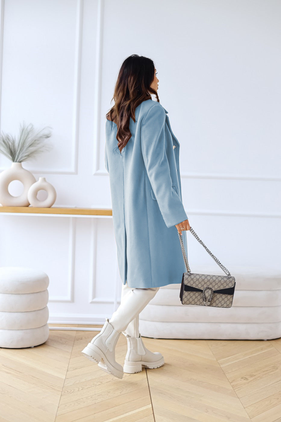 Ladies Long Transitional Coat | Winter