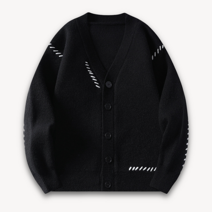 Men's Knitted Cardigan | Button