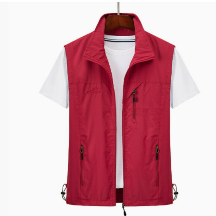 Men's Short Vest | Zipper