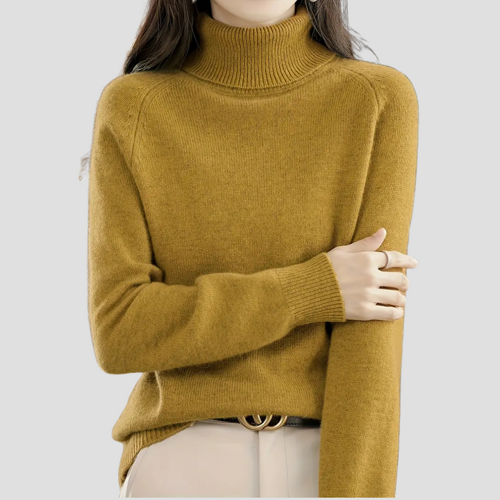 Women's Turtleneck Sweater | Slimming
