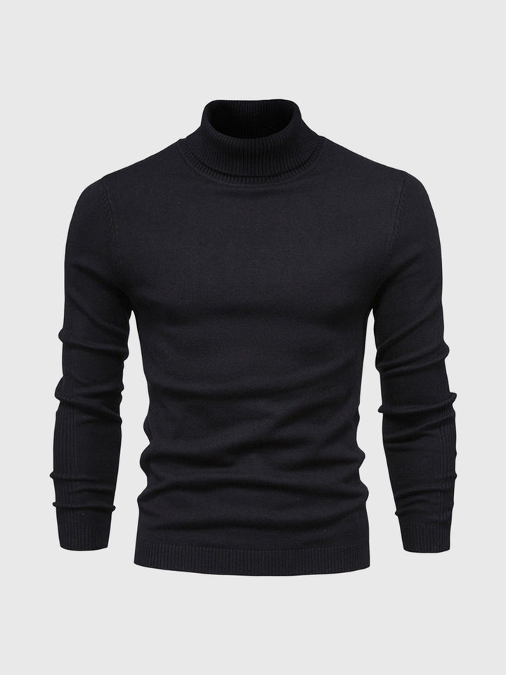 Men's Short Turtleneck Sweater | Washable