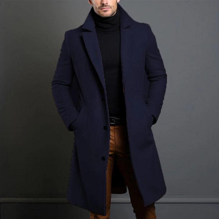 Men's Elegant Long Coat | Winter