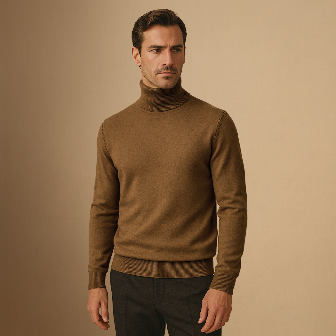 Men's Turtleneck Jumper | Soft