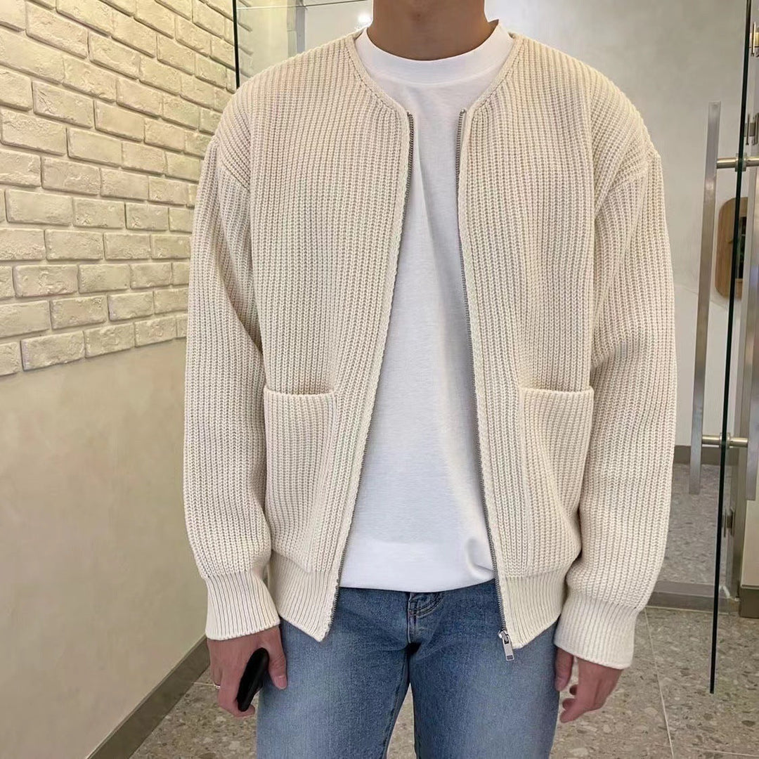 Men's Knit Winter Jacket | Short