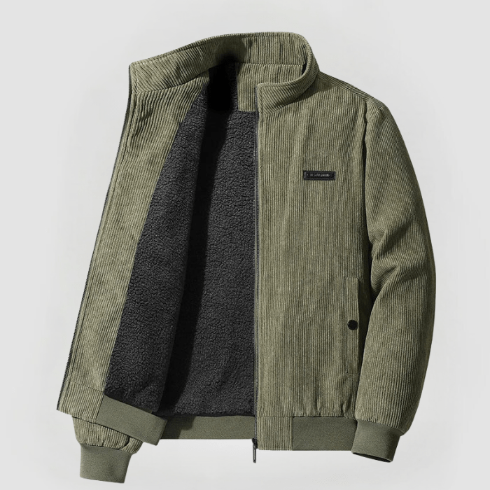 Men's Corduroy Winter Jacket | Warm