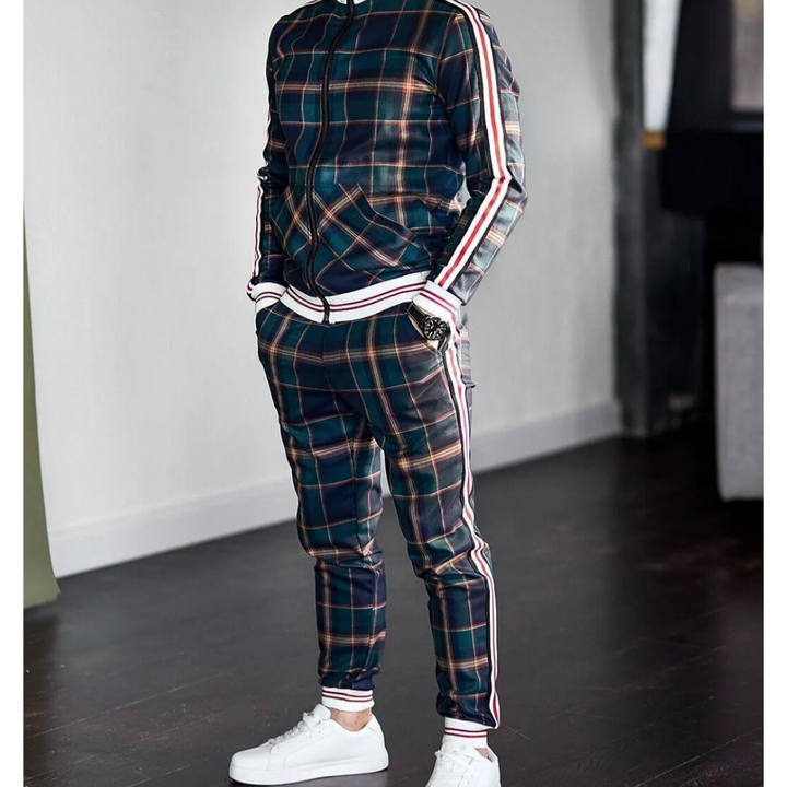 Men's Zip-Up Tracksuit | Slim Fit