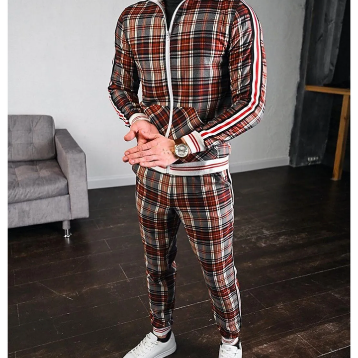 Men's Zip-Up Tracksuit | Slim Fit