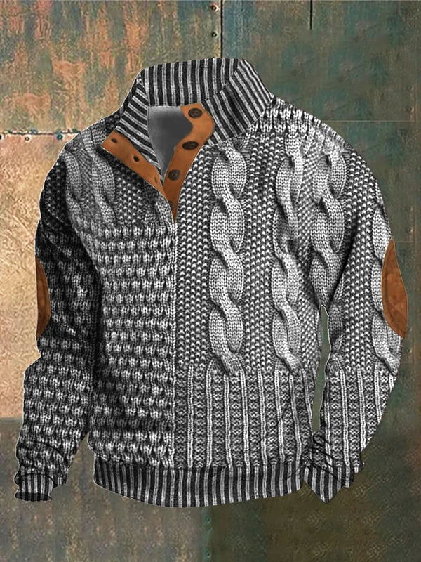 Men's Chunky Knit Sweater | Warm
