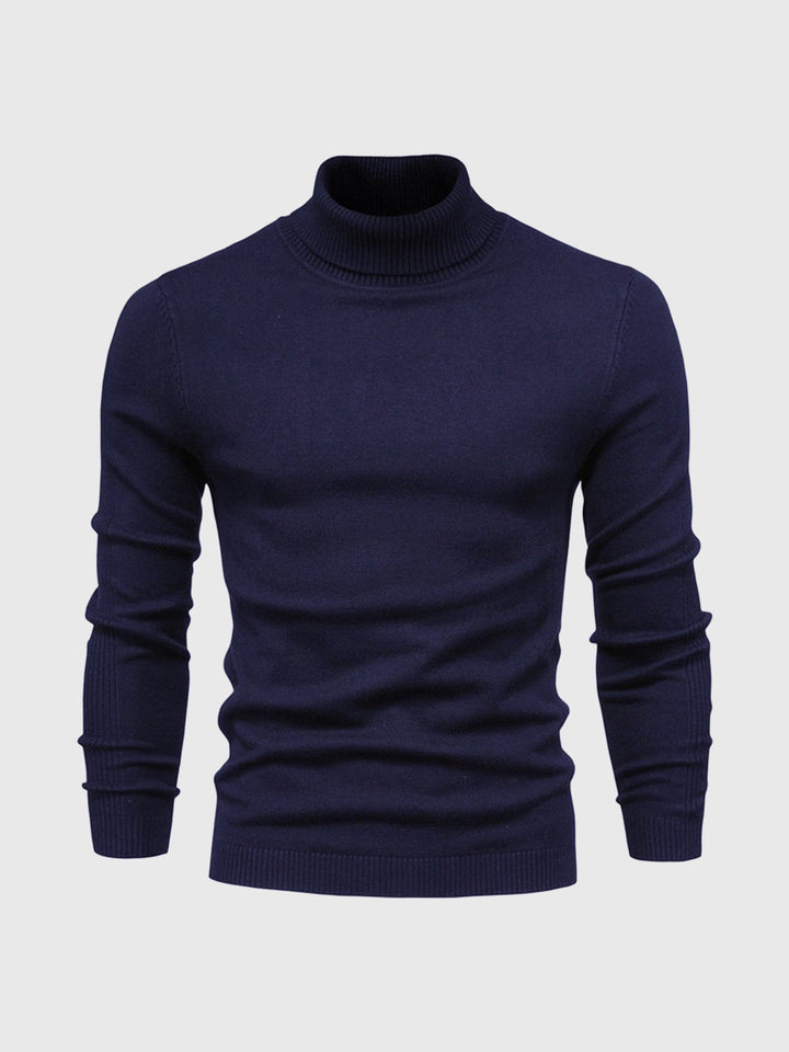 Men's Short Turtleneck Sweater | Washable