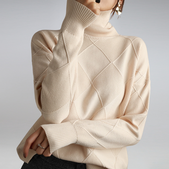 Women's Oversize Turtleneck Sweater | Long